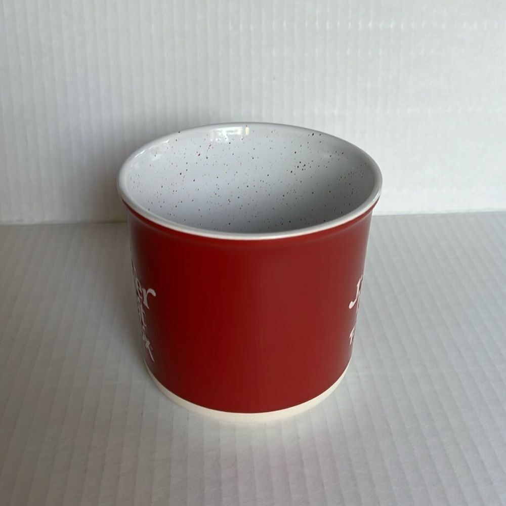 T.J.Maxx Red and White Ceramic Dining Mug - Picture 6 of 10